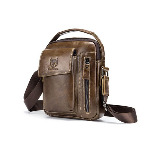 Soft Leather Messenger Bag For Men Black Bags