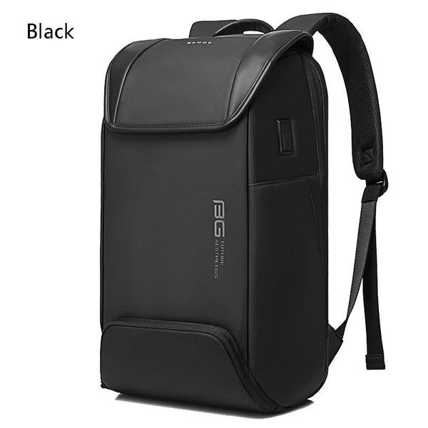 Men Anti Theft Backpack Secure & Stylish Black Laptop Cases & Bags