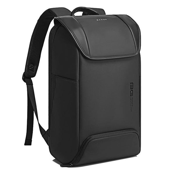 Men Anti Theft Backpack Secure & Stylish Black Laptop Cases & Bags