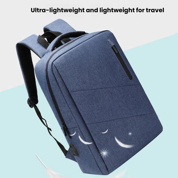 Anti Theft Usb Backpack For Business & School Gray Backpacks