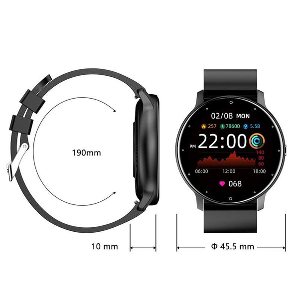 Smart Heart Rate Blood Pressure Oxygen Monitoring Sports Pedometer Wireless Bluetooth Watch Smart Watches
