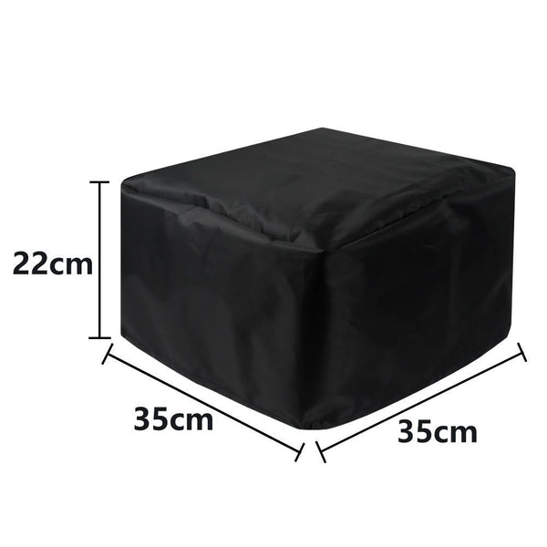 35X35x22cm Durable Oxford Cloth Projection Dust Cover Black Garment Bags