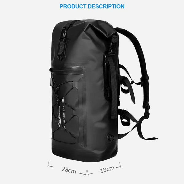 Waterproof 35L Outdoor Backpack Large Capacity Black Women Backpacks