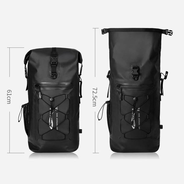 Waterproof 35L Outdoor Backpack Large Capacity Black Women Backpacks