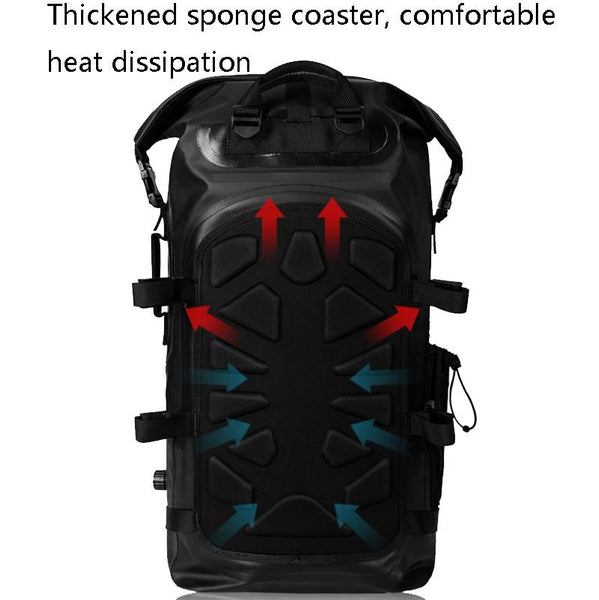 Waterproof 35L Outdoor Backpack Large Capacity Black Women Backpacks
