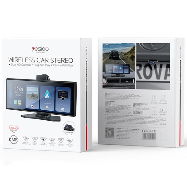 10.26 Inch Carplay Navigation & Recorder Yesido Km19 Black Other Car Video