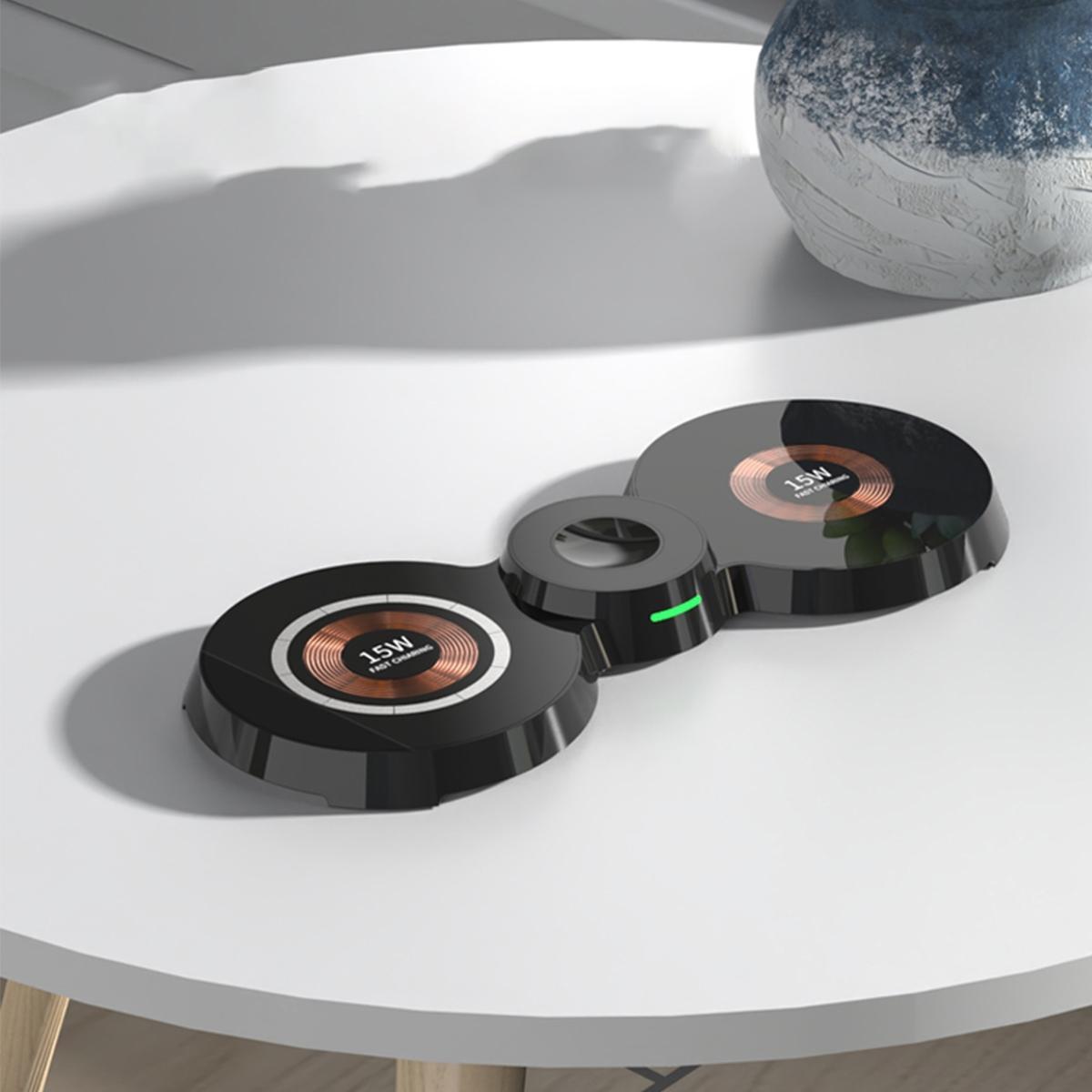 15W 3 In Transparent Mag Netic Wireless Charger Chargers & Cradles