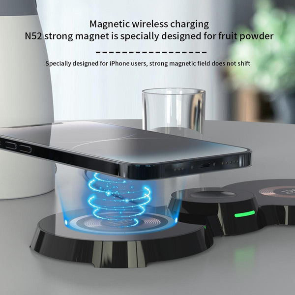 15W 3 In Transparent Mag Netic Wireless Charger Chargers & Cradles