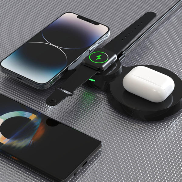 15W 3 In Transparent Mag Netic Wireless Charger Chargers & Cradles