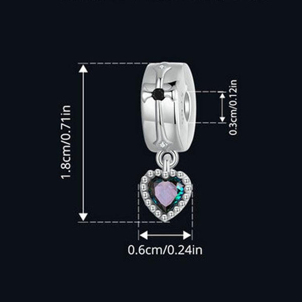 Veile Studios 1 Sets Of 925 Sterling Silver Fantasy Love Beaded Pendant Necklaces & Pendants