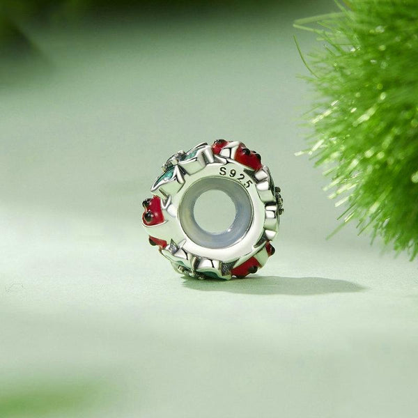 925 Sterling Silver Zircon Ladybug Clover Diy Beads & Silicone Charms & Pendants