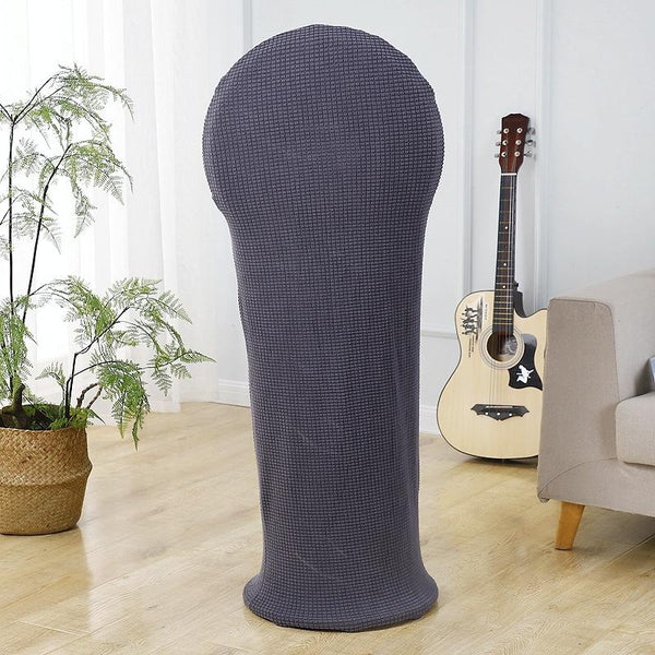 Household Fabric Fan Cover Round Elastic 110X45cm Blue Portable Fans