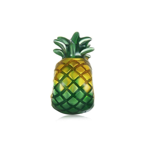 925 Sterling Silver Gradient Pineapple Diy Beads Charms & Pendants