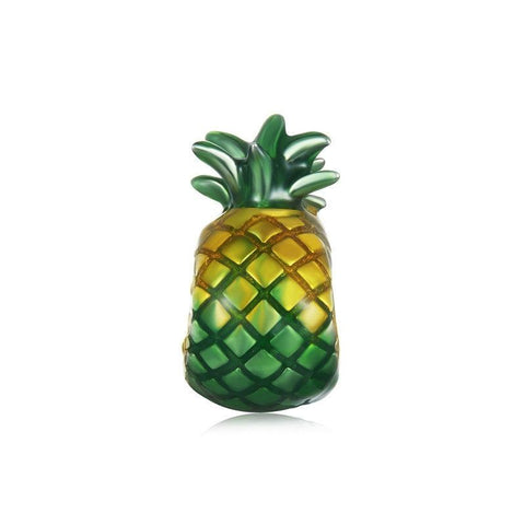 925 Sterling Silver Gradient Pineapple Diy Beads Charms & Pendants