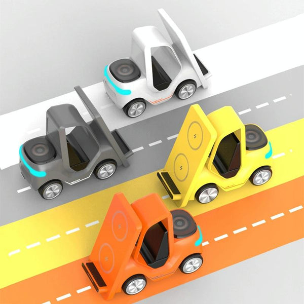 15W 3 In Forklift Wireless Charger With Led Light Gray Chargers & Cradles