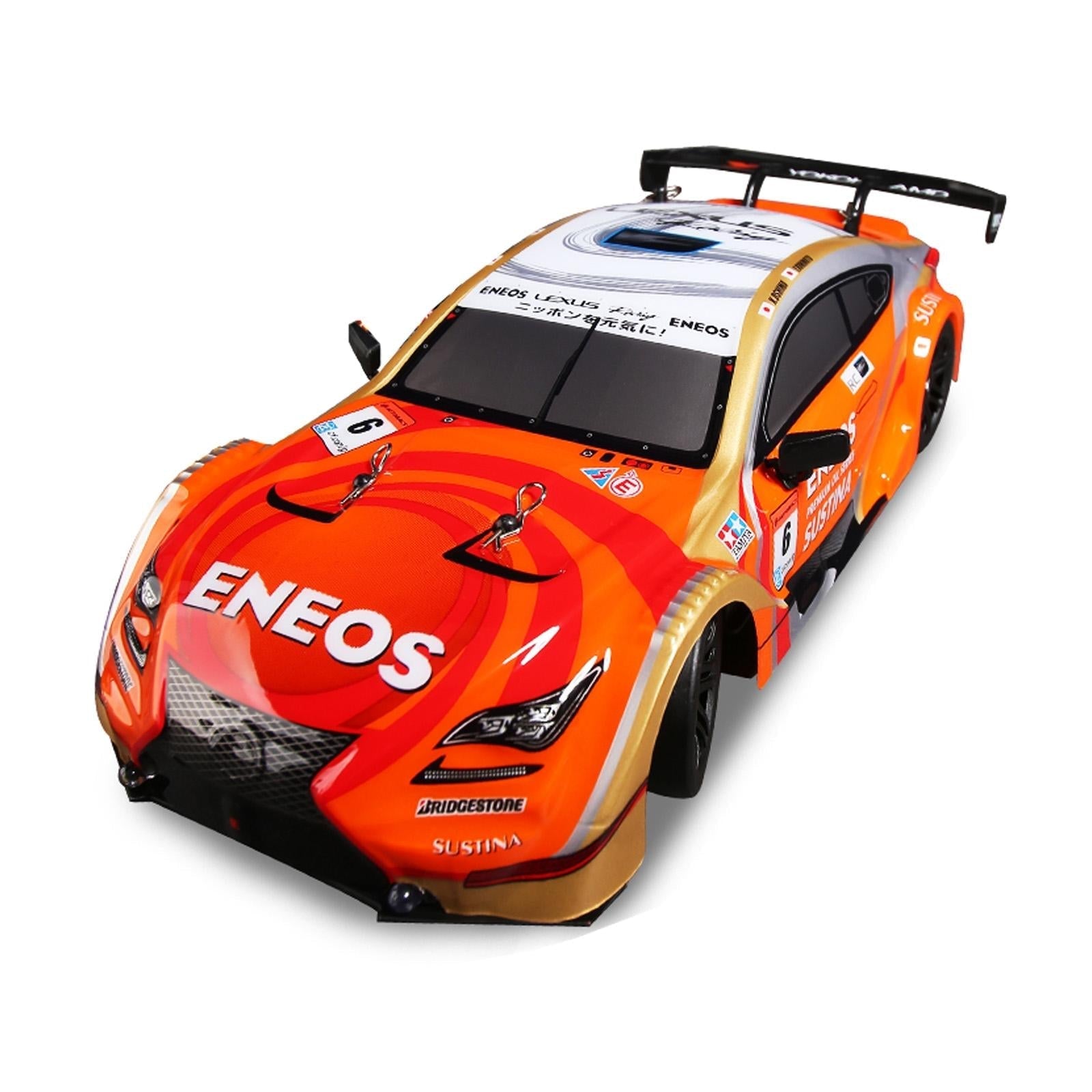 1 16 4Wd Drift Rc Toy Car 2.4G Compact Design Orange Remote Controlled Toys