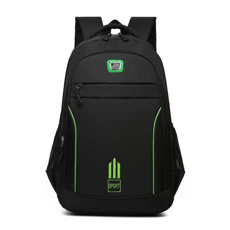 Large Capacity Nylon Backpack For Students Black Backpacks