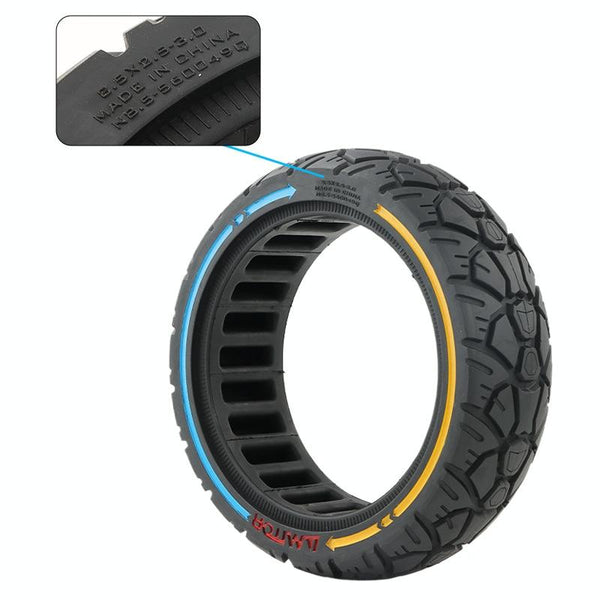 Universal 8.5 Electric Scooter Tire With 56 Card Slot Off Road 2 Colours Accessories