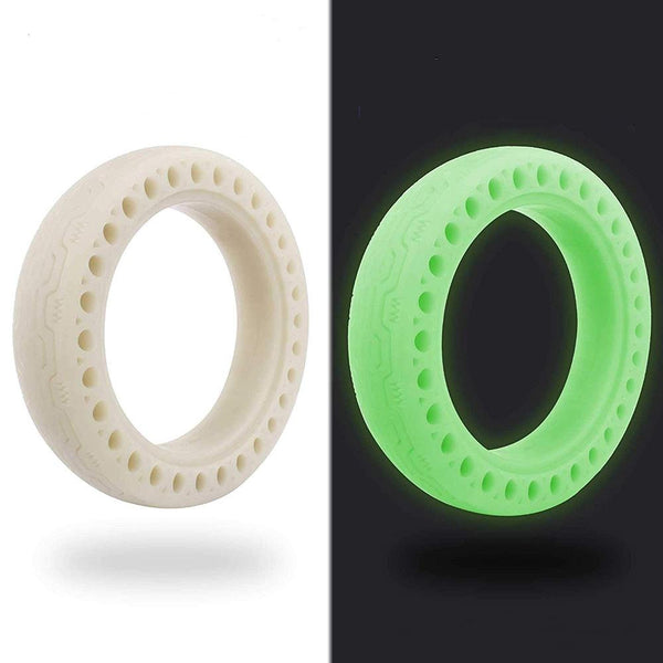 8.5 Inch Shock Absorbing Honeycomb Solid Tire For Xiaomi Mijia M365 Fluorescent Pattern Green Accessories