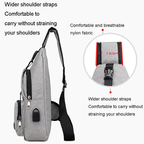 Versatile Men Crossbody Bag For Sports And Everyday Use Blue Bags