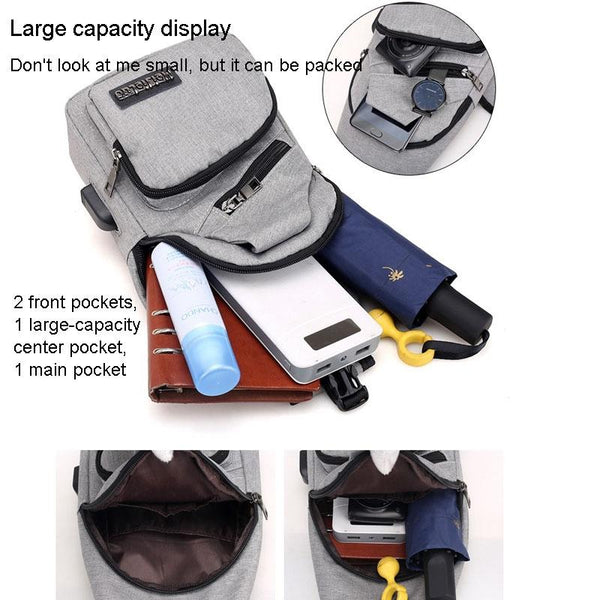 Versatile Men Crossbody Bag For Sports And Everyday Use Blue Bags