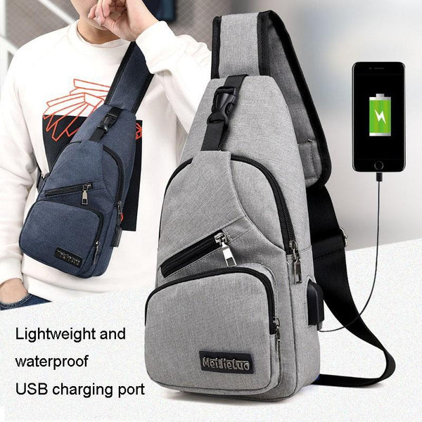 Versatile Men Crossbody Bag For Sports And Everyday Use Blue Bags