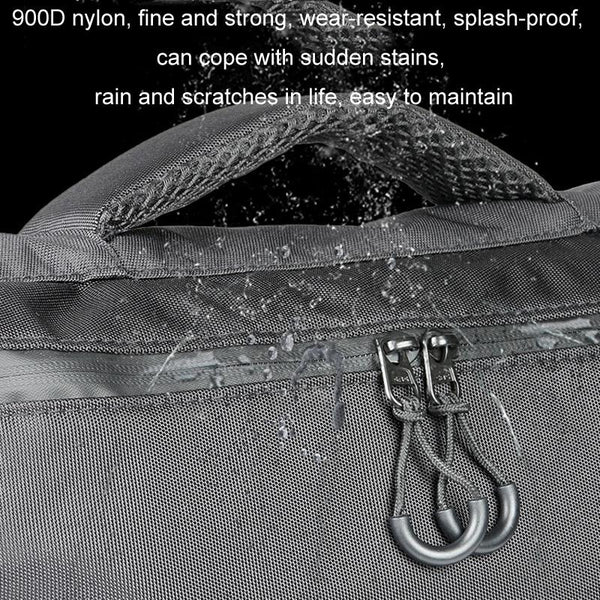 Waterproof Nylon Cycling Shoulder Bag Large Capacity Black Bags & Panniers