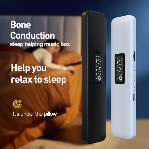 Bone Conduction Sleep Speaker Bluetooth 5.3 Fits All Devices Rose Red Audio Docks & Mini Speakers