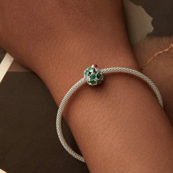 925 Sterling Silver Ladybug Clover Diy Beads Charms & Pendants