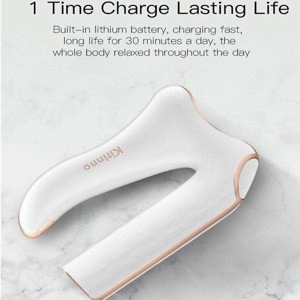 Electric Cervical Spine Massage Knife White Massagers