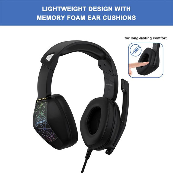 2.1M Gaming Headset With Mic Kotion Each G6000 Black Headsets