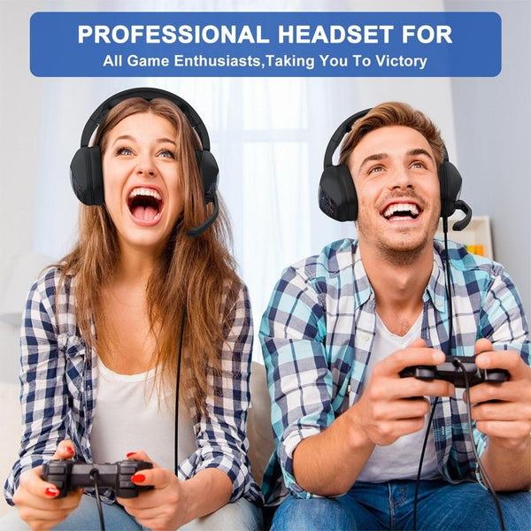 2.1M Gaming Headset With Mic Kotion Each G6000 Black Headsets