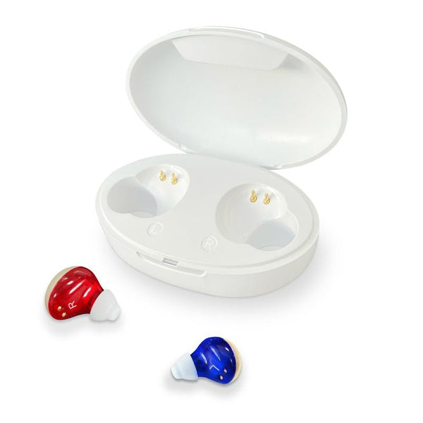 Rechargeable Tws Sound Amplifier For Deaf Red / Blue Other Health Care