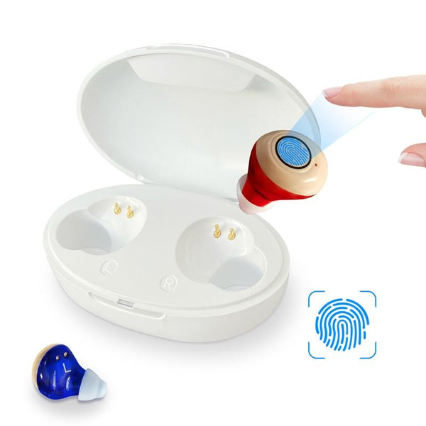 Rechargeable Tws Sound Amplifier For Deaf Red / Blue Other Health Care