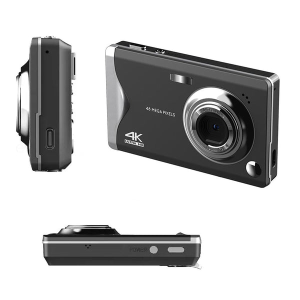 3.0 Inch Autofocus 4K Hd Digital Camera With Screen_Black Placeholder