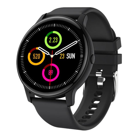 Smart Watch With Heart Rate And Blood Pressure Monitoring Black Smart Watches