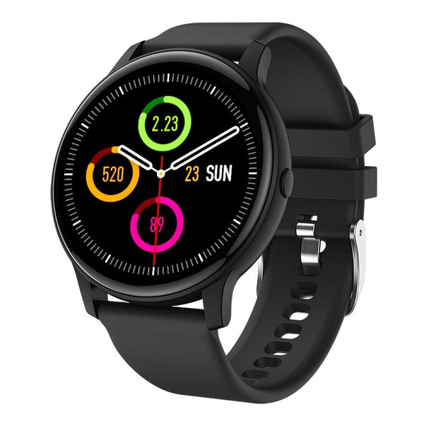 Smart Watch With Heart Rate And Blood Pressure Monitoring Black Smart Watches