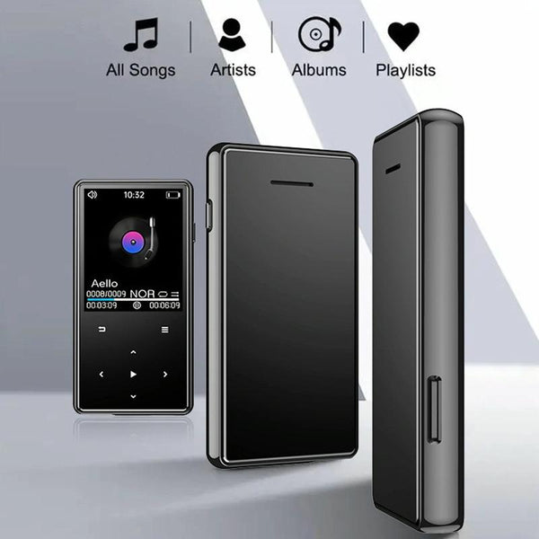 16Gb Bluetooth Mp3 / Mp4 Music Player Black 8Gb Ipods & Mp3 Players