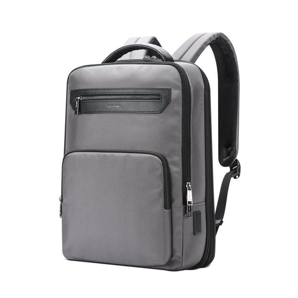 Waterproof Expandable Backpack With Usb Charging Multi Compartment Black Bags