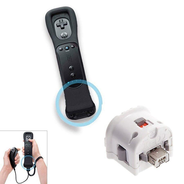 Wii Remote Motion Plus Adapter For Console White Controllers & Attachments