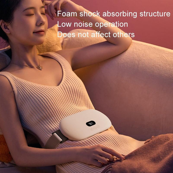 Smart Massage Belt For Abdomen & Waist Electric Warm Pink 2000Mah Massagers