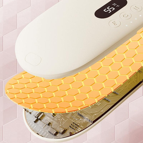 Smart Massage Belt For Abdomen & Waist Electric Warm Pink 2000Mah Massagers