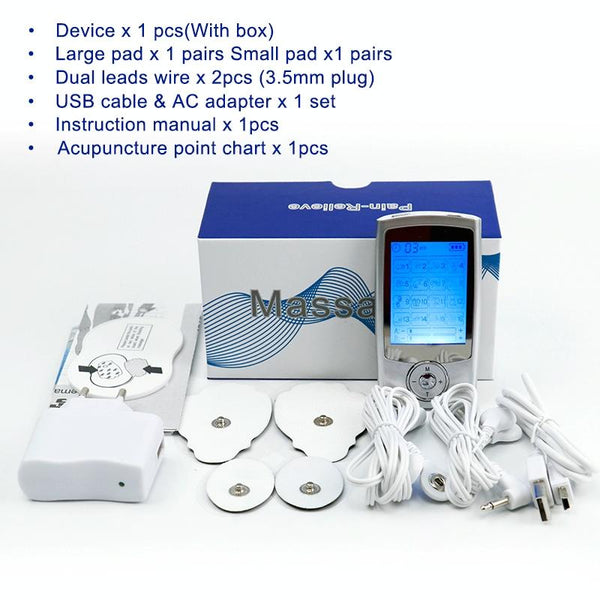 16 Mode Electronic Pulse Massager For Pain Relief Massagers