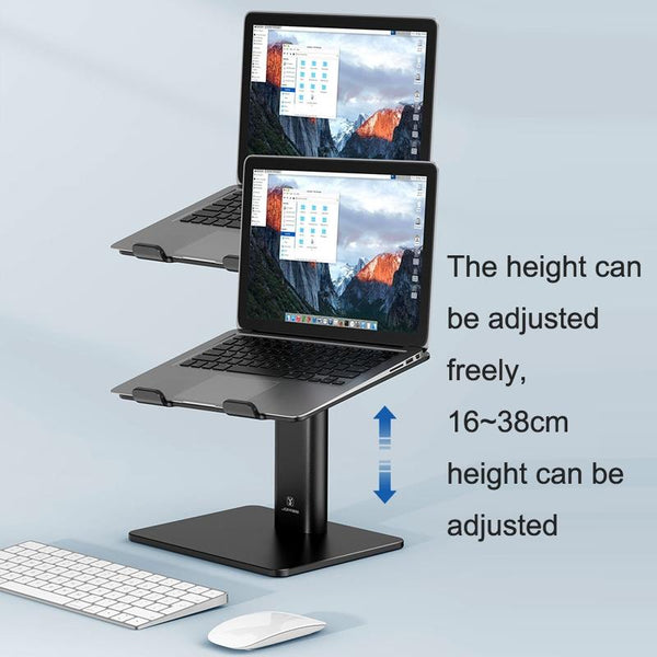 Black Aluminum Laptop Support Lifting And Raising Stands Holders & Car Mounts
