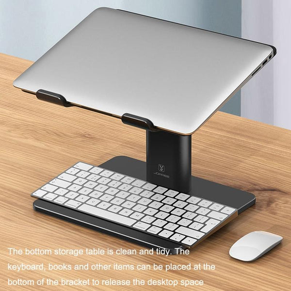 Black Aluminum Laptop Support Lifting And Raising Stands Holders & Car Mounts