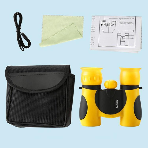 High Magnification Children's Outdoor Telescope Hd Quality Yellow Telescopes