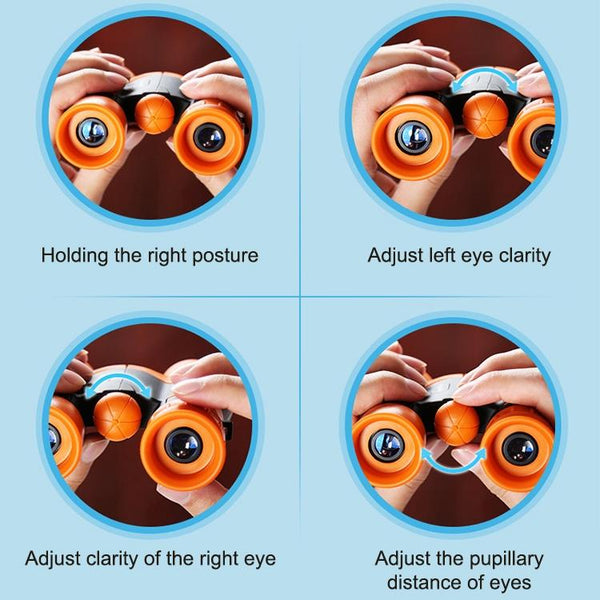 High Magnification Children's Outdoor Telescope Hd Quality Yellow Telescopes