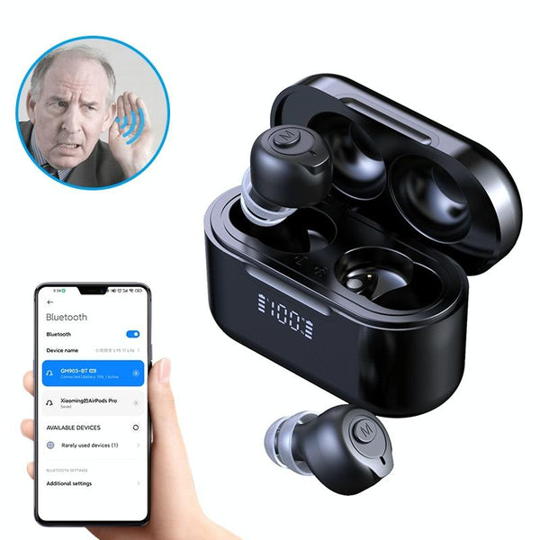Bluetooth Dual Host Hearing Aid Lcd Display Elderly Sound Amplifier Other Health Care