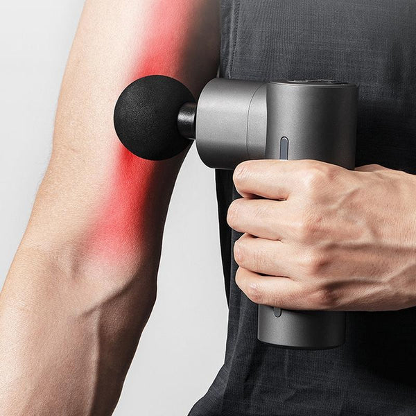 Brushless Massager With Hot Compress For Muscle Relaxation_Black Massagers