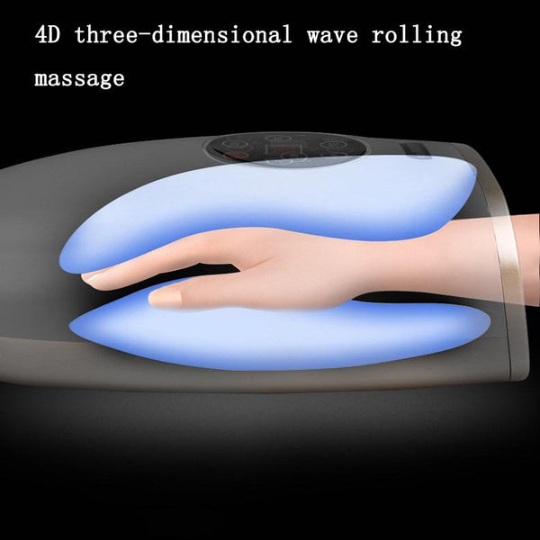 Hand Finger Joint Massager Wrist Palm Physiotherapy Mouse Meridian Acupoint Plug Amber Gold Pearl White Massagers